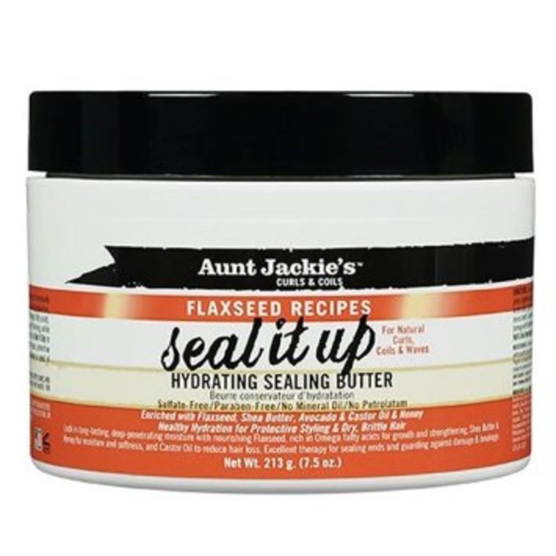 Aunt Jackies Flaxseed Recipes Seal It Up Hydrating Sealing Butter 7.5 oz 7.5 OZ