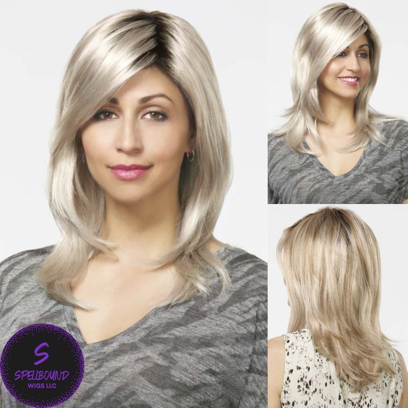 Hope – Synthetic Wig Collection by Henry Margu 1BH – Off black with medium dark brown highlights