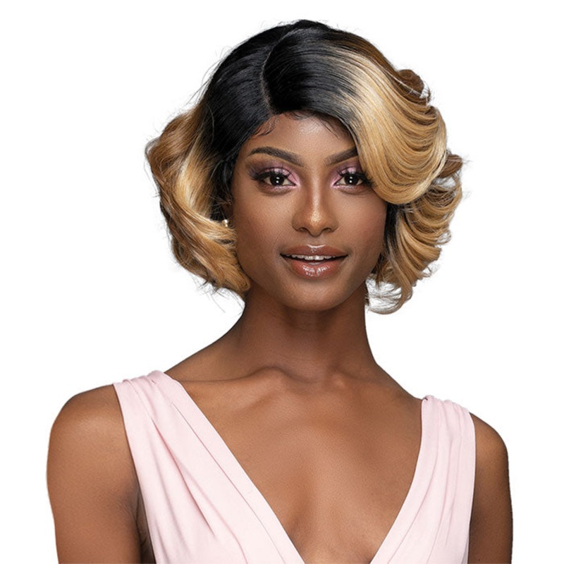 Janet Collection Melt Swiss Lace Extended Part HD Lace Front Wig – RAVEN 1