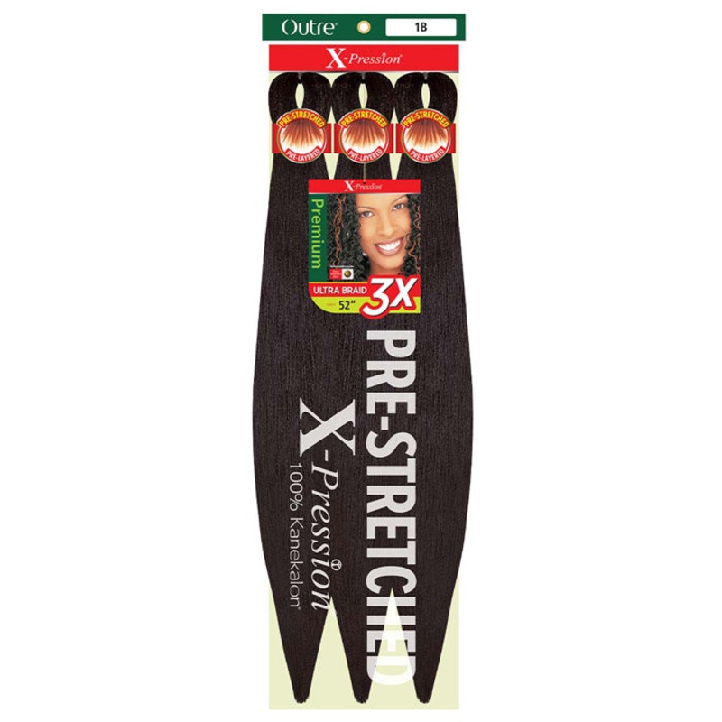 Outre X-Pression Pre-Stretched – ULTRA BRAID 3X 52″ 1