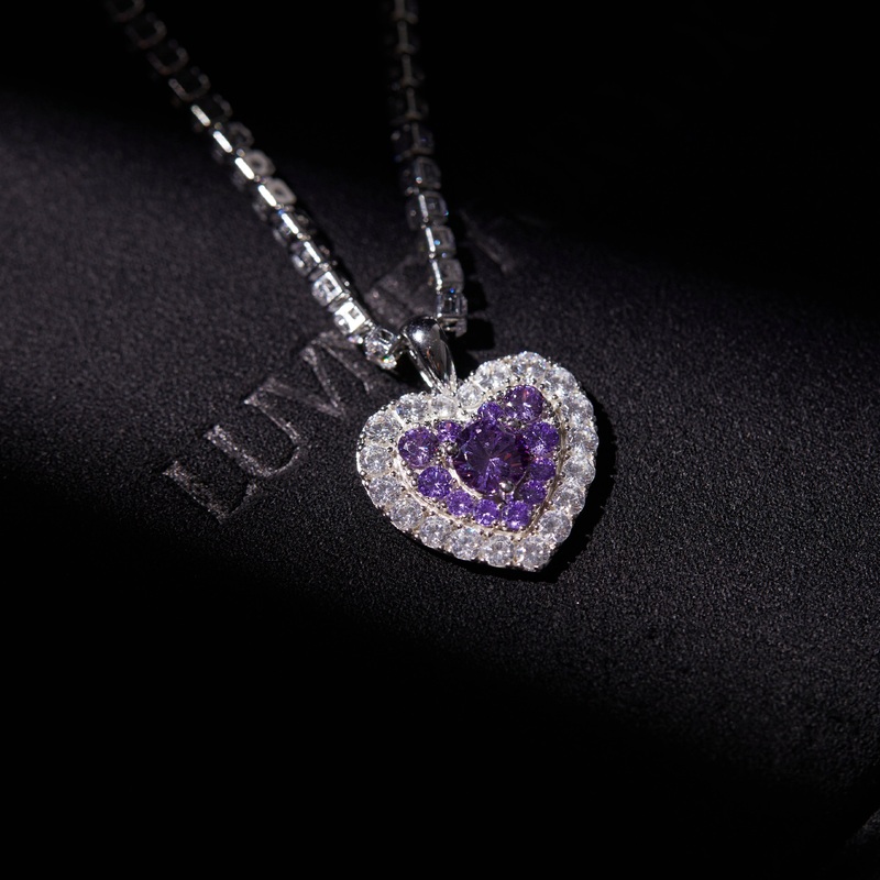 VIP Points Reward  | Limited Edition Luvme Purple Heart Necklace 1pc