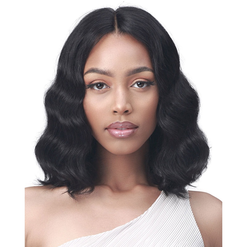 Arabel | Lace Part Human Hair Wig by Bobbi Boss Natural