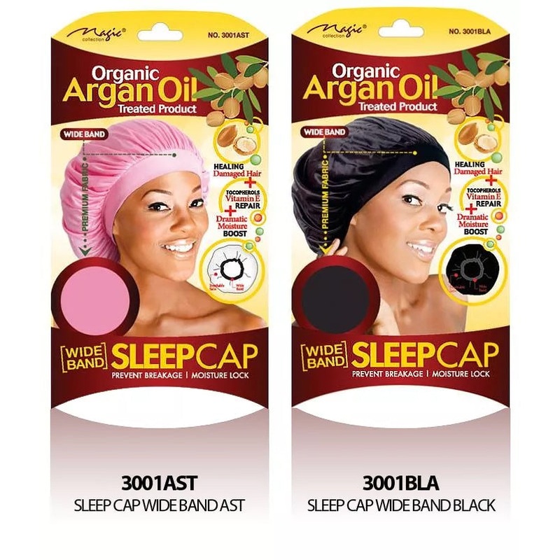 Magic Organic Argan Oil Treated Product SLEEP CAP 3001AST