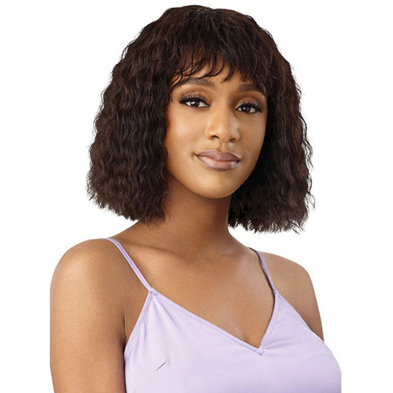 Outre Mytresses 100% Unprocessed Human Hair Full Cap Wig – RASHINA NBLK