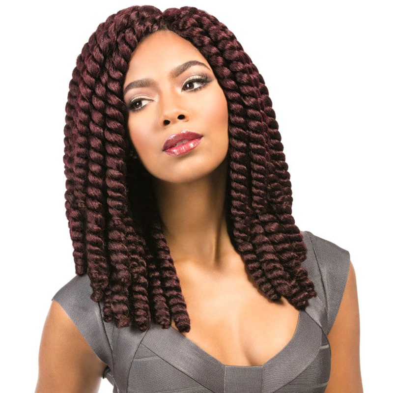 Sensationnel African Collection Crochet Braid MEGA RUMBA TWIST 12 Inch PURPLE
