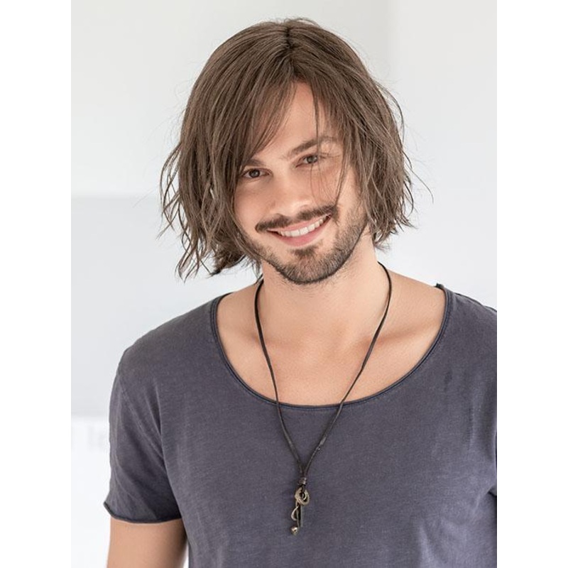 Brian | Synthetic Lace Front Wig (Mono Part) ESPRESSO-TIPPED