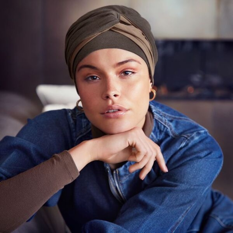 Ella V Turban – 1553 Dusky Mole