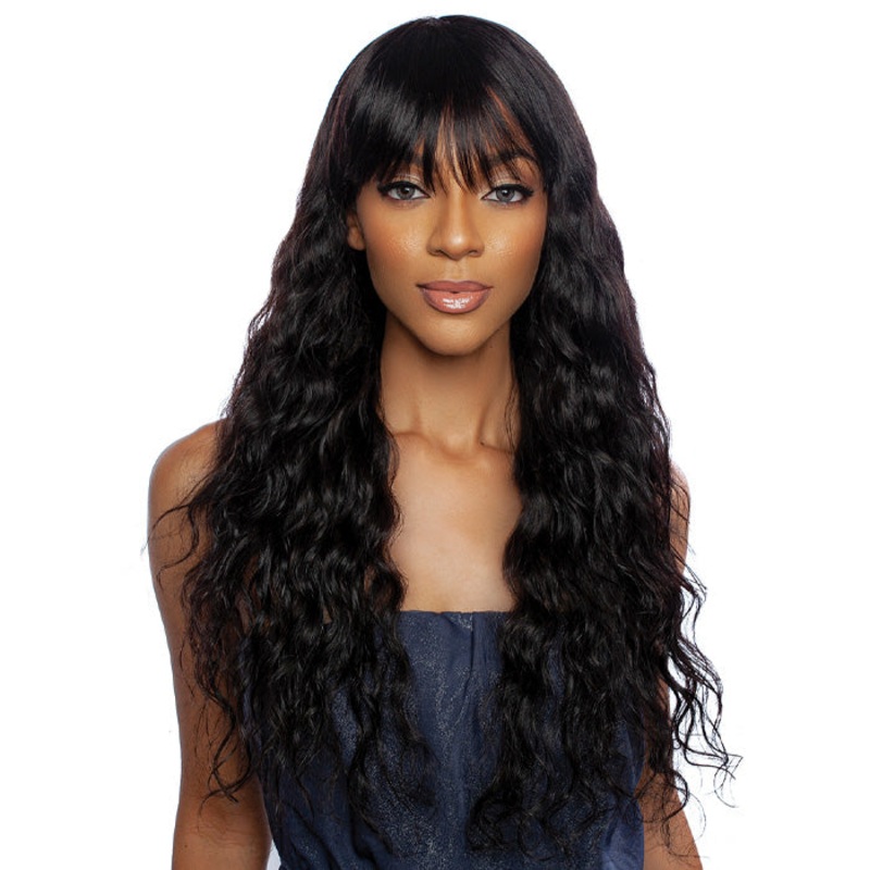 Mane Concept Unprocessed Human Hair 11A Natural Wave Full Wig 28 TRM109 NATURAL