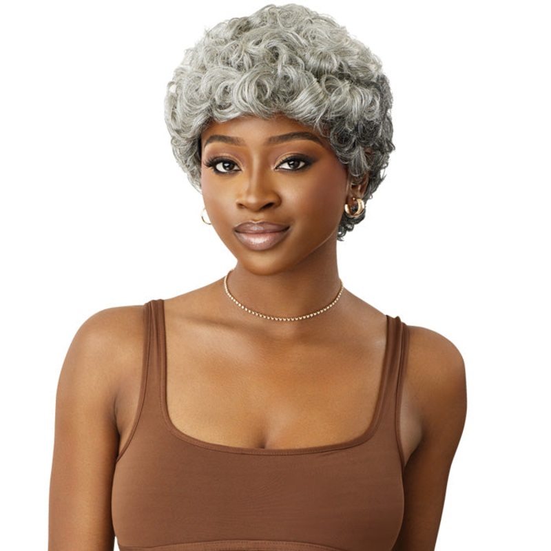Outre Fab & Fly Gray Glamour 100% Human Hair Full Cap Wig – HH-EMIR HL34/51
