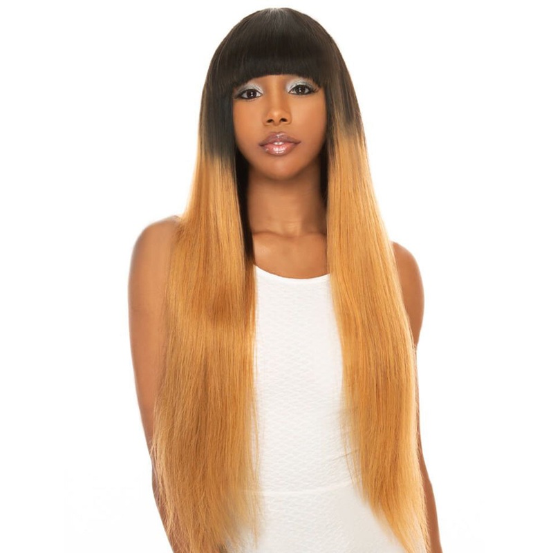 QVR Remy Human Hair 3 Bundles Straight Hair T1B/27 10″10″10″