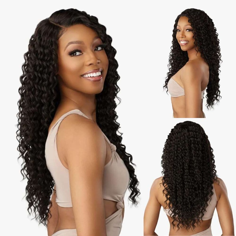 Sensationnel Glueless HD Butta Lace Wig – Pre-Cut Unit 15 1 JET BLACK