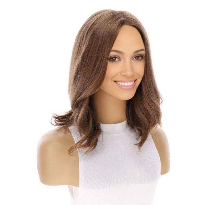 13″ Luxe Bob Silk Top Wig #10 Neutral Light Brown Zig Zag Lace Front
