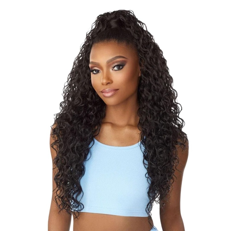 Sensationnel Instant Up & Down (Half Wig + Pony Wrap) – UD 16 1 JET BLACK