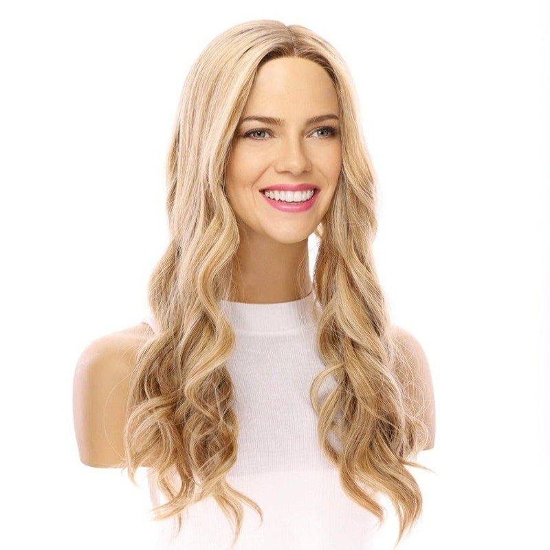 20″ Onyx Silk Top Topper Ash Blonde