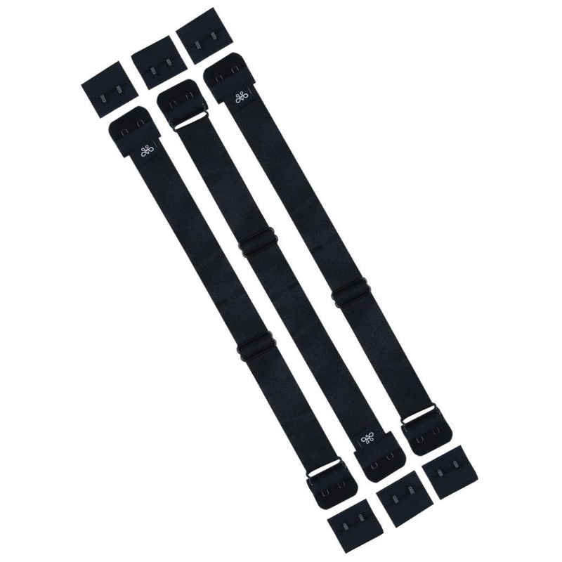 3 Pack Adjustable Wig Strap Black
