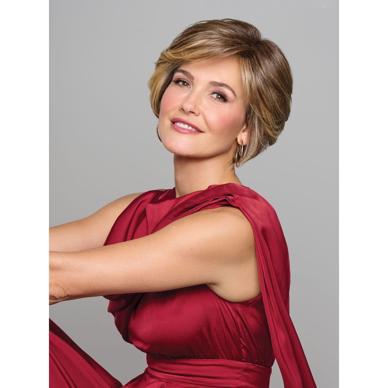 Captivating Canvas Wig by Raquel Welch RL12/22SS Shaded Cappuccino