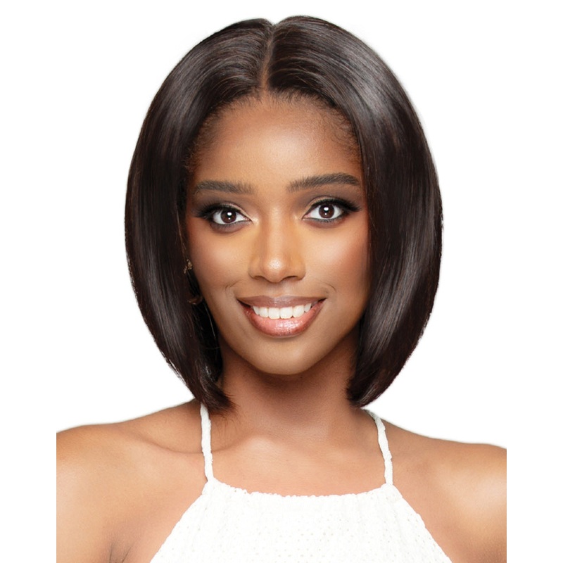 IndiRemi Bone Straight 12 | Lace Front Remy Human Hair Wig by Bobbi Boss FS1B/30