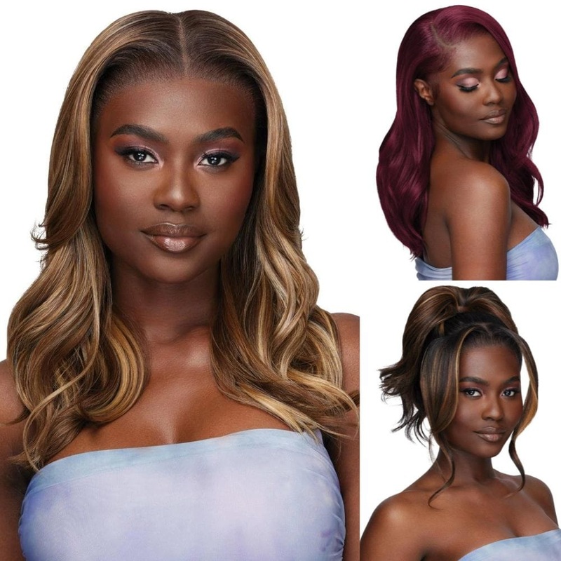 Outre Airtied 13×6 HD Lace Frontal Wig – HHB-Loose Body Wave 18″ 1 JET BLACK