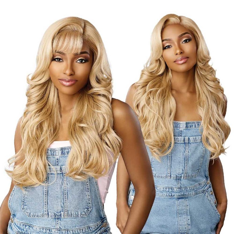 Sensationnel Butta HD Lace Front Wig – 90’s Bangs Unit 902 1 JET BLACK