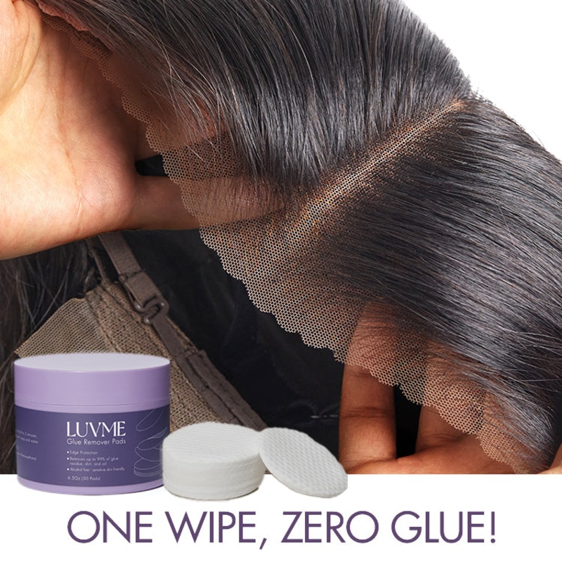 US Only | Luvme Glue Remover Pads 4.5 Oz (50 Pads) 50 Pads (Pack of 1)