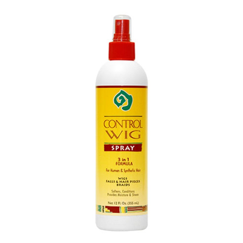 African Essence Control Wig Spray 3 in 1 Formula 12 oz 12 OZ
