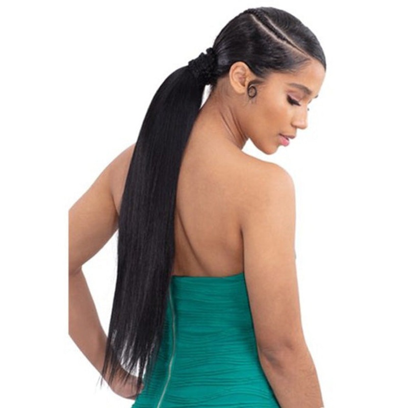 Model Model Pony Pro Quick Wrap – WEAVE PONYTAIL SMOOTH STRAIGHT 1