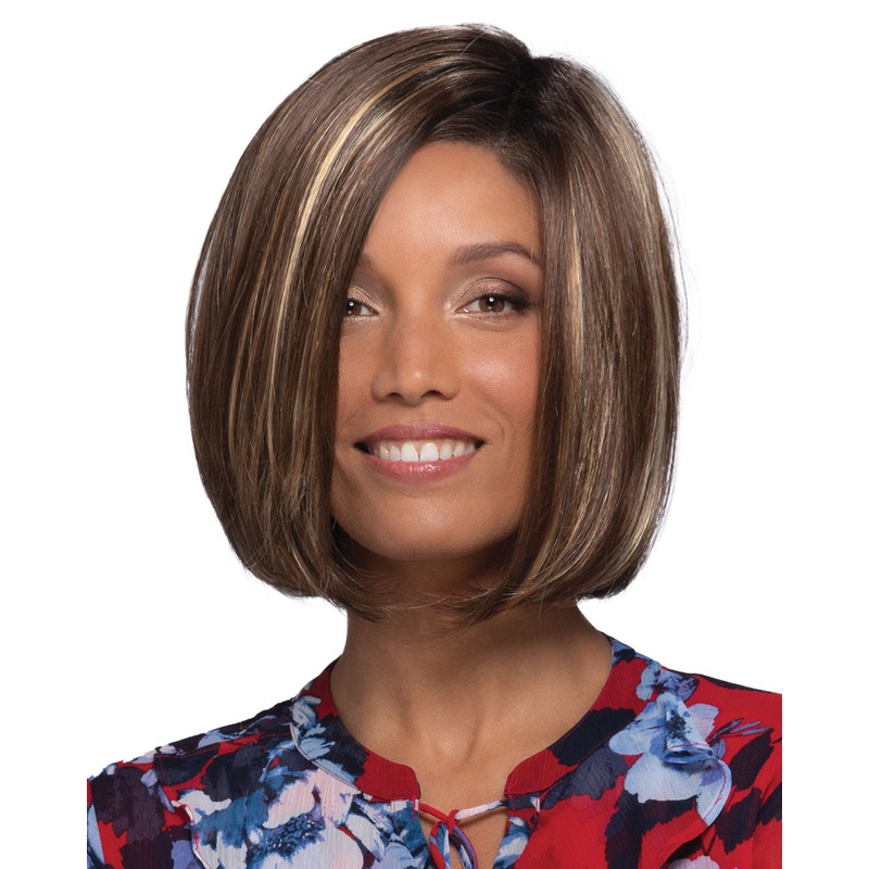 Petite Sullivan | Lace Front & Monofilament Part Synthetic Wig by Estetica Caramel Kiss/RT4