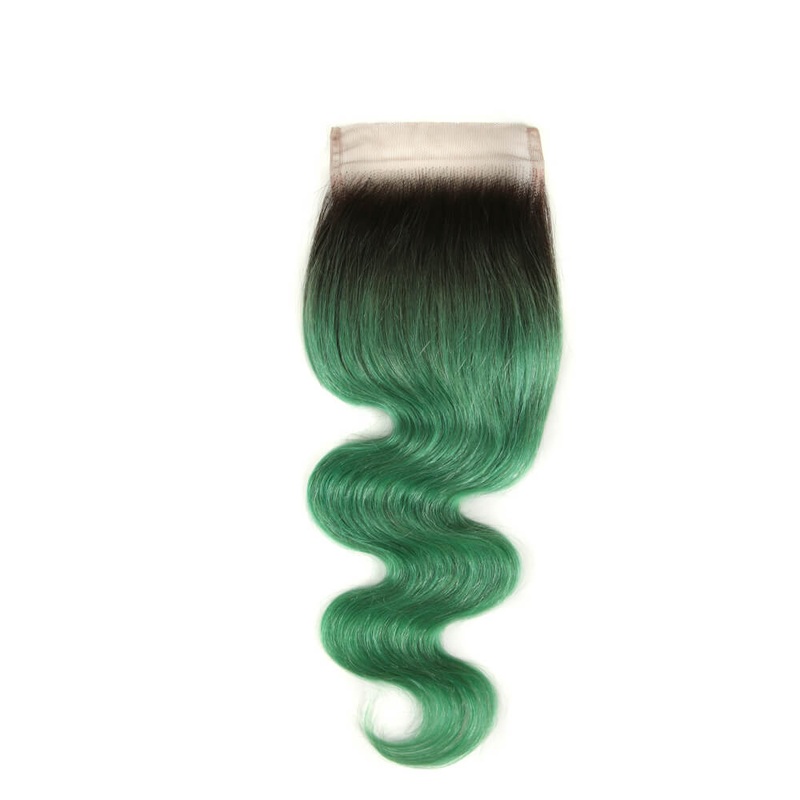 QVR Virgin Human Hair 4*4 Body Wave Closure TT1B/TUQIV 16″