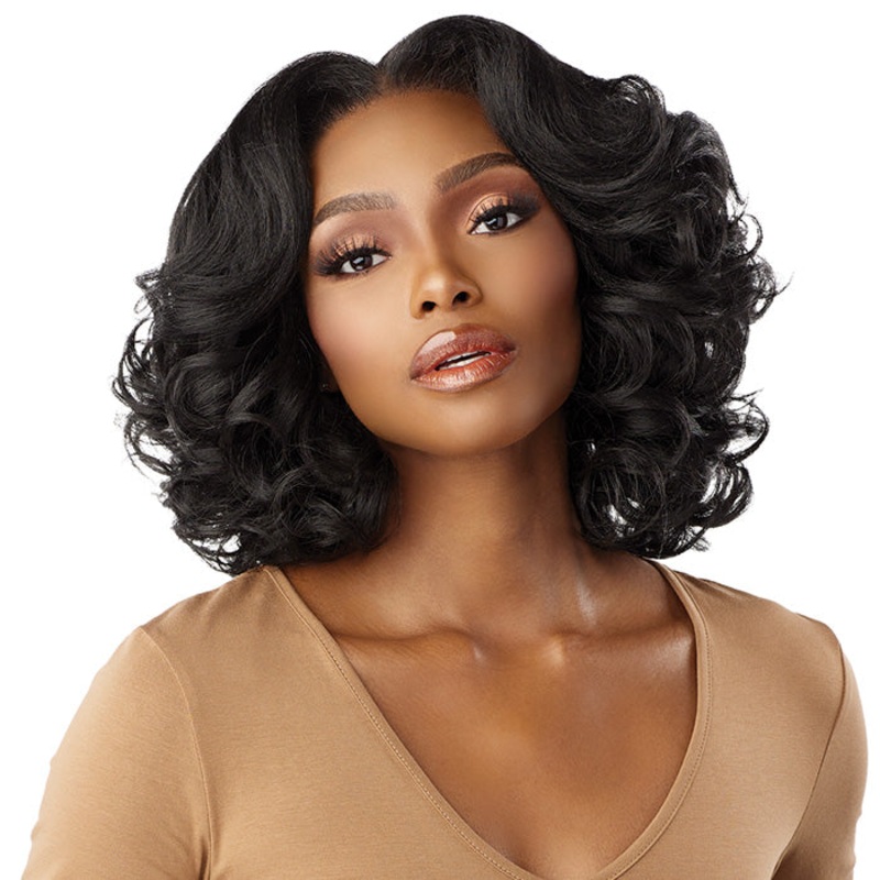 Sensationnel Curls Kinks & Co Glueless Kinky Edges 13×6 HD Lace Front Wig – 13×6 KINKY BODY WAVE 14″ 1