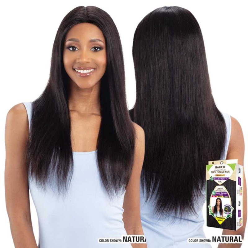 Shake-N-Go Naked Brazilian Natural 100% Human Hair HD Lace Front Wig – Penelope NATURAL
