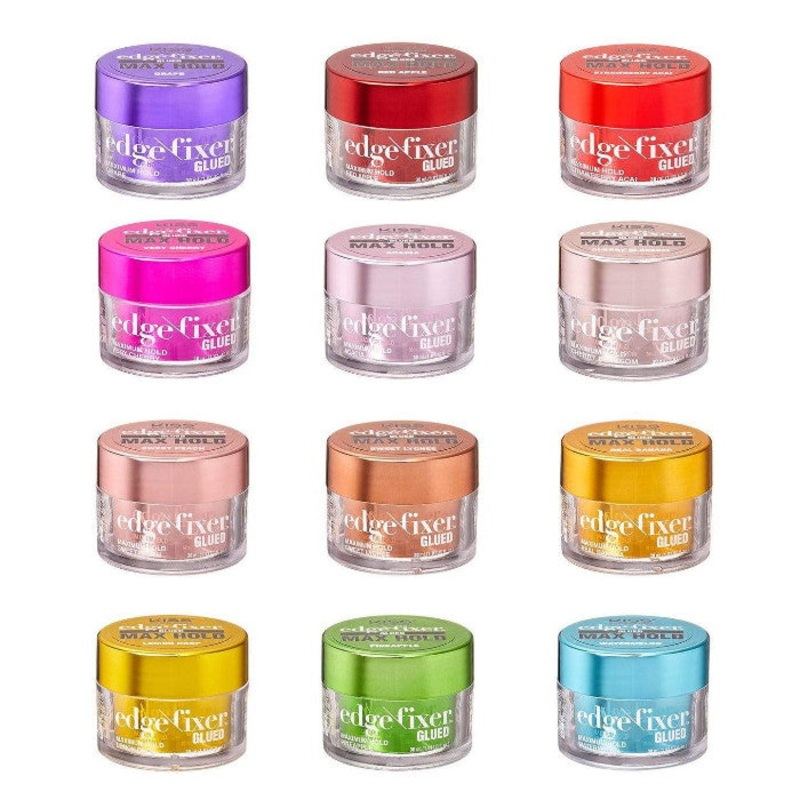 Kiss Color & Care Edge Fixer Glued Max Hold 30ml Acacia