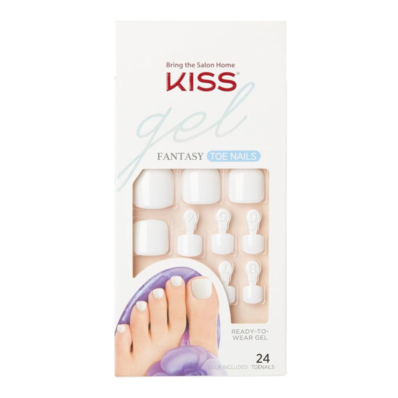 Kiss Gel Fantasy 24 Toenails FCT01