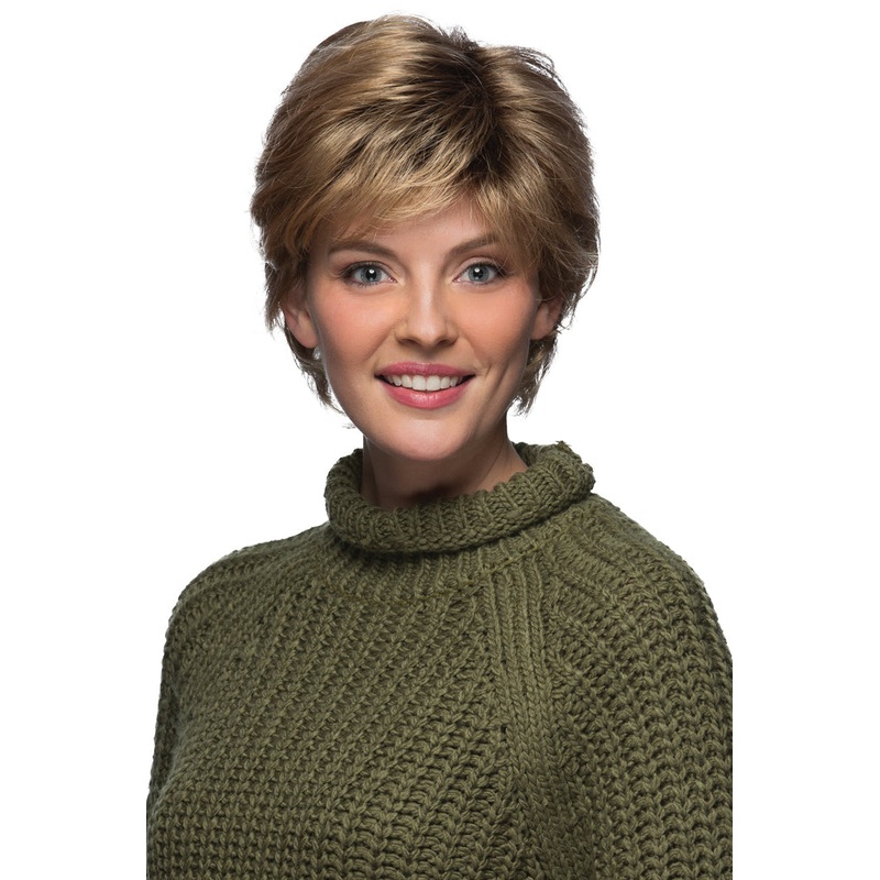 Mandy r6lf29 chestnut brown bright red mix at front