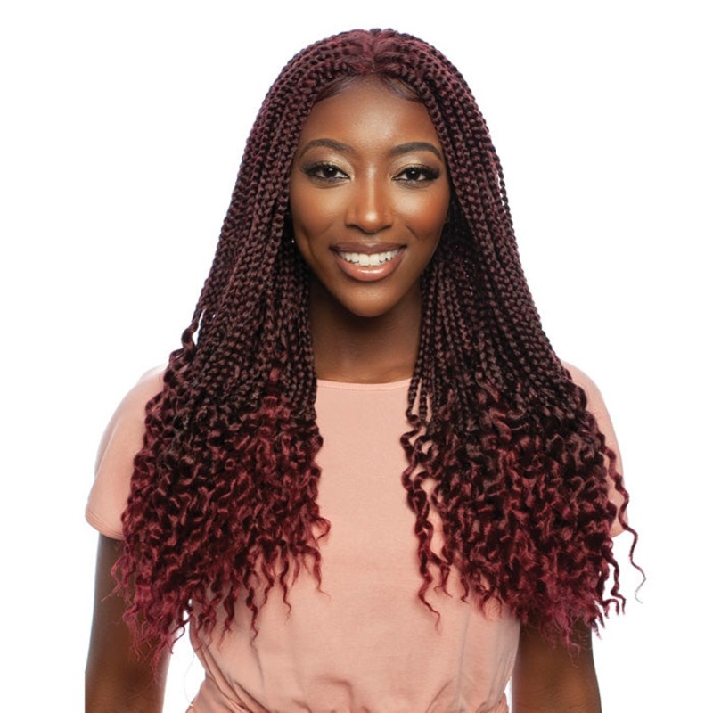 Mane Concept 4″ Deep HD Inspire Braid Lace Wig – RCHB102 CRIMP ENDS BOX BRAID 22″ 1