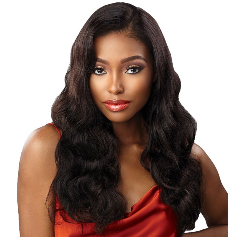 Sensationnel 100% Unprocessed Human Hair 13X4 HD Lace Wig – BODY WAVE 24 NATURAL