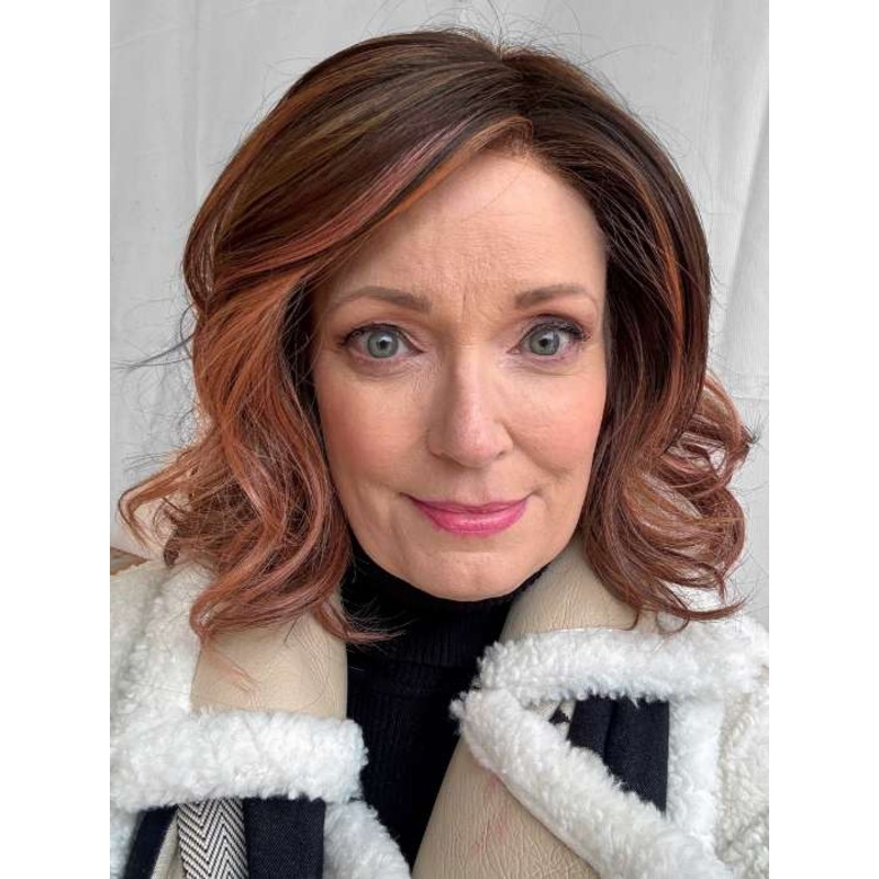 Delight | Synthetic Lace Front Wig (Mono Part) CHOCOLATE-ROOTED