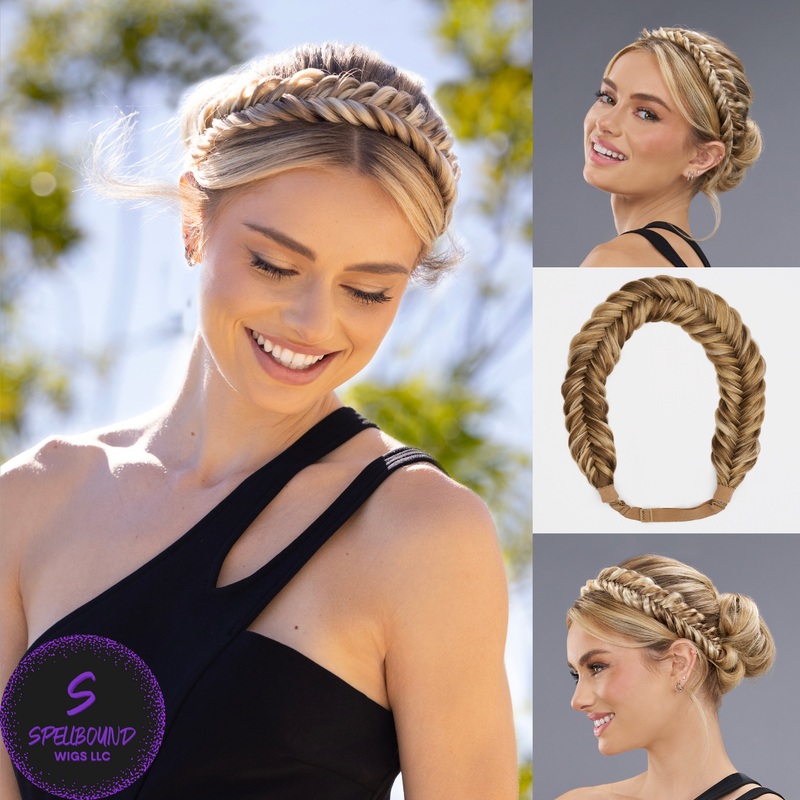 easiBoho Bands Fishtail Hairpiece – easiTress Hairpieces Collection by Jon Renau 1B