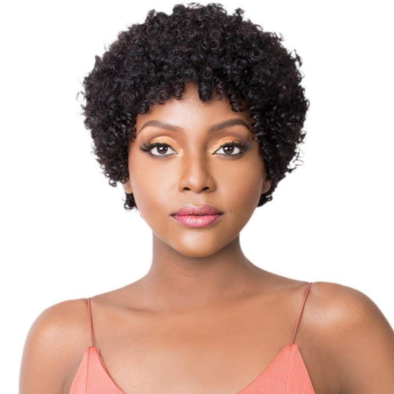 Its a Cap Weave 100% Human Hair Wig HH DIA 1