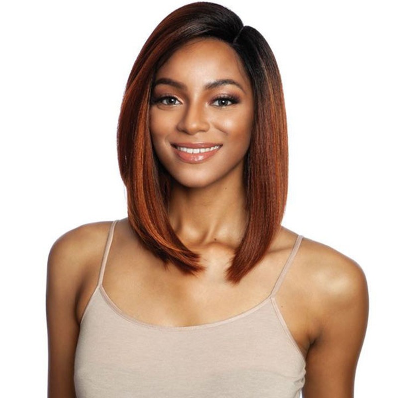 Mane Concept Melanin Queen Human Hair Stylemix Swoop Deep Side Part Lace Front Wig – MLS203 MERCURY 1