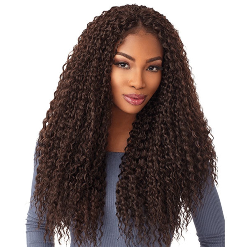 Sensationnel Lulutress Crochet Braid WET CURLY 18 Inch 1