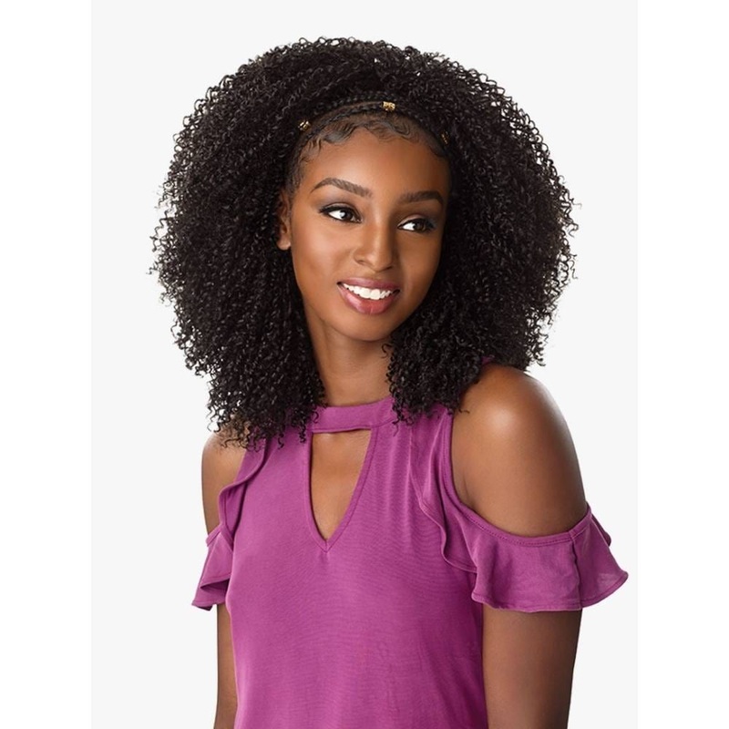 Sensationnel Lulutress Crochet Hair – 2x Kinky 4B 1 JET BLACK