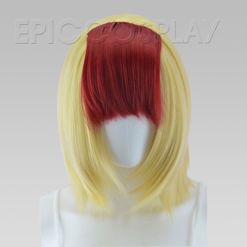 Clip In Bang Extension – Apple Red Mix