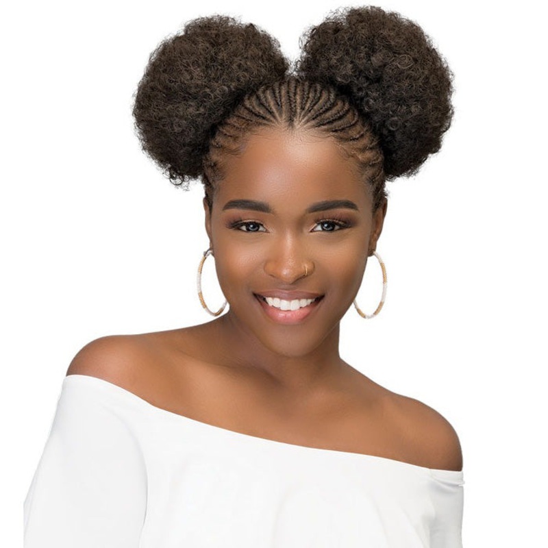 Janet Collection Ponytail Afro Puff 2pcs 1