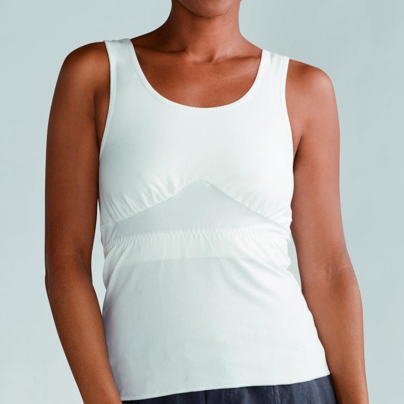 Michelle Post-Surgical Camisole | Amoena XS White – WH