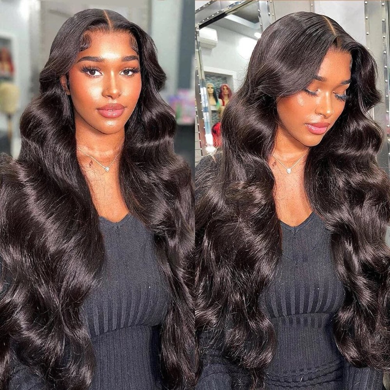 Pre-everything Glueless 8×5 Closure HD Lace Wig Loose Body Wave Ready Go Wig Pre-Plucked Hairline 12 inch(bob) 8×5 Pre-Everything Glueless Wig -180% Loose Body Wave