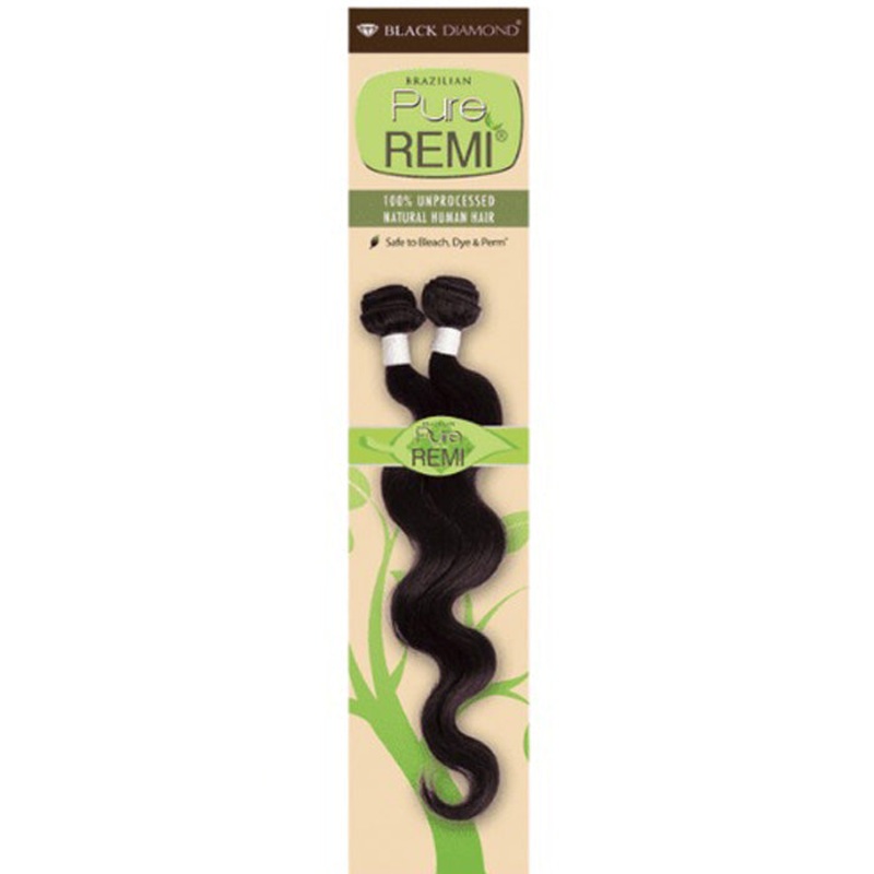 Black Diamond Pure Remi Unprocessed Human Hair Weave – BODY WAVE 10-22″ 10 NATURAL