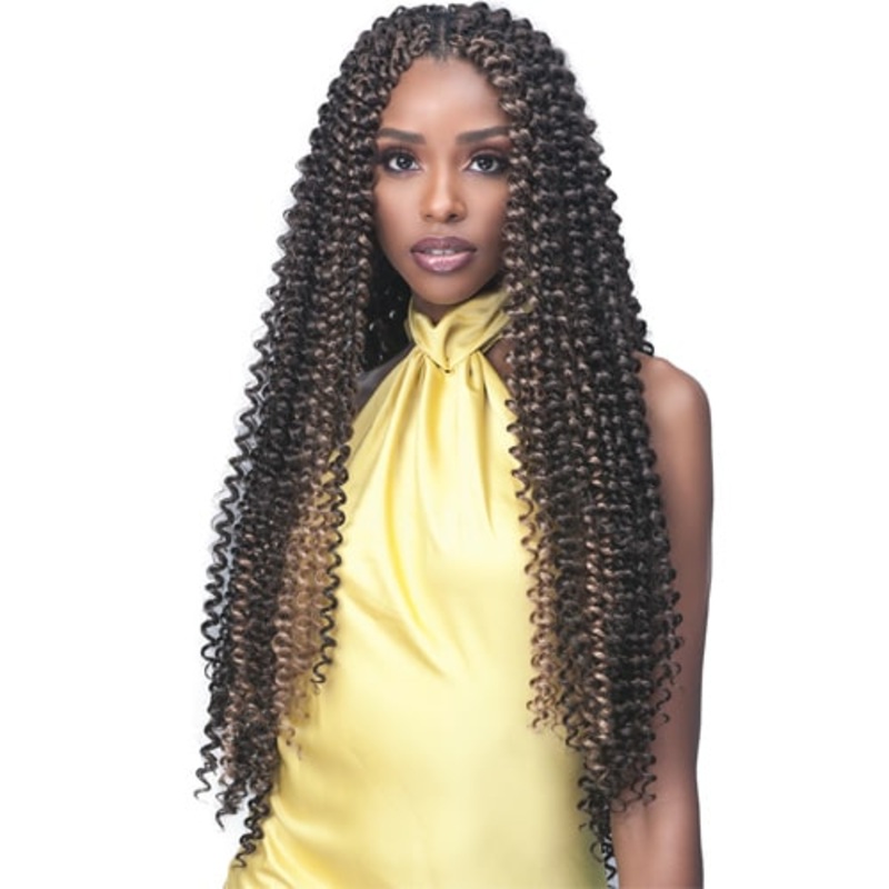Bobbi Boss African Roots Crochet Braid – 2X BRAZILIAN WATER CURL 20″ 1