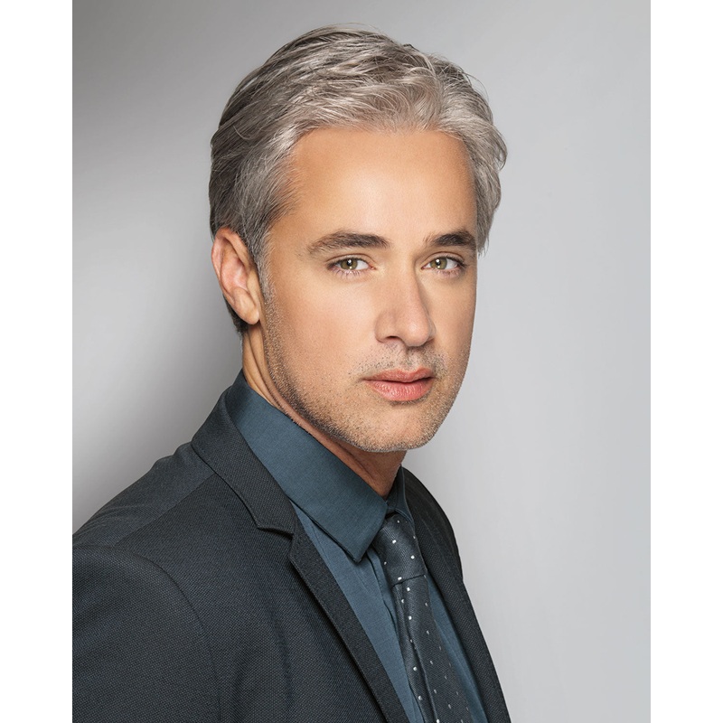 Classic | Average/Large Men’s Lace Front & Monofilament Synthetic Wig by HIM M34S