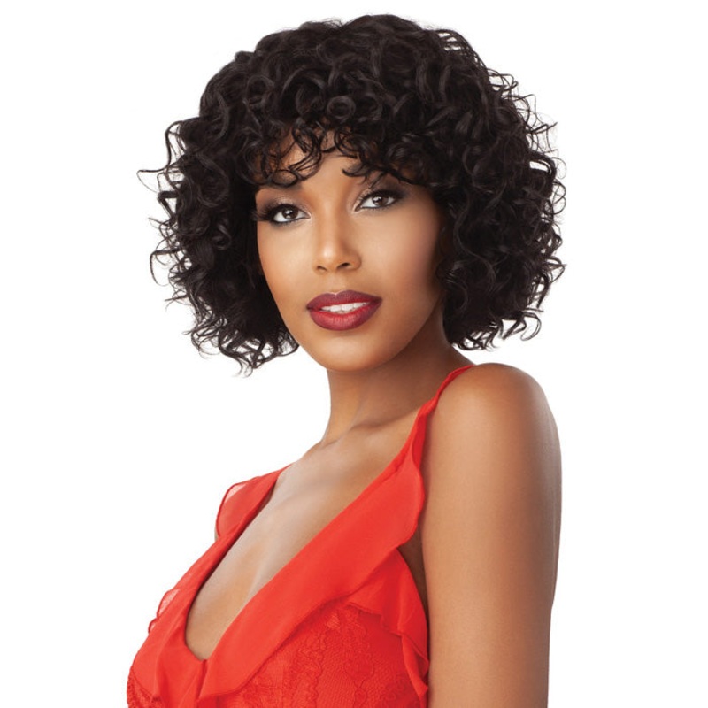 Outre Unprocessed Human Hair Fab & Fly Wig – HH VENUS NBLK