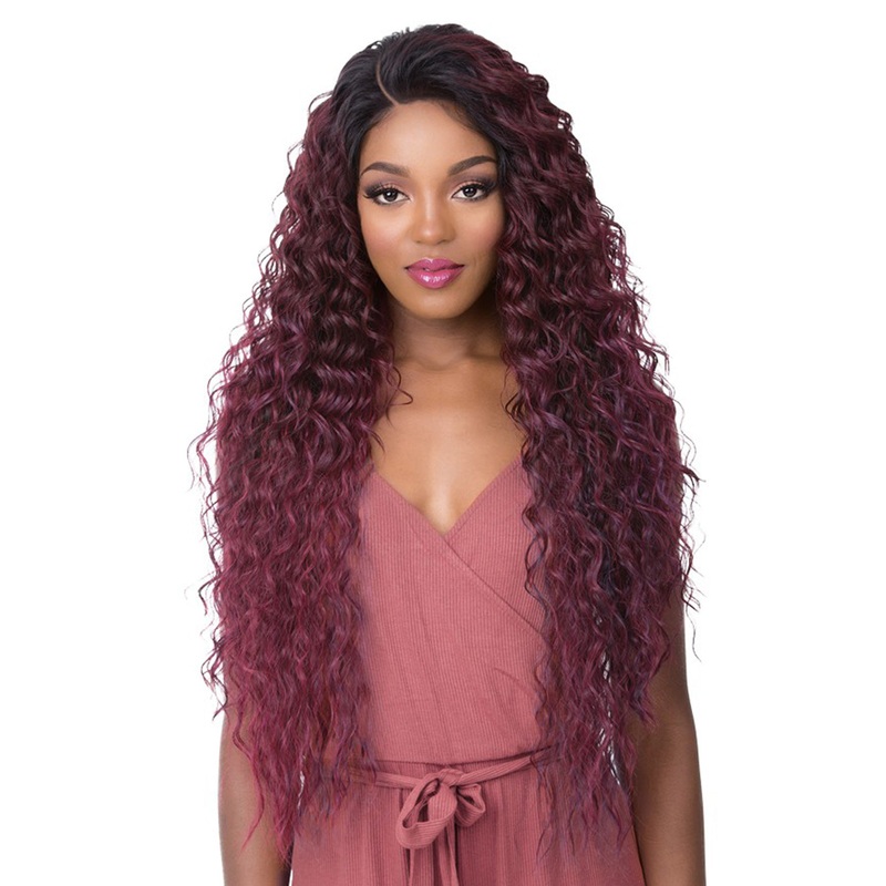 Frontal 360 Lace Tamara | Lace Front Human Hair Blend Wig by It’s a Wig 1